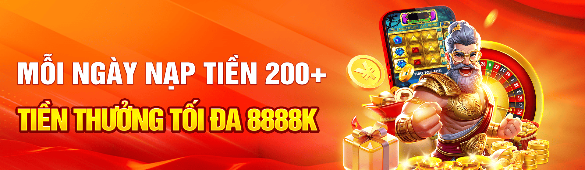 Thưởng nạp mỗi ngày 200k